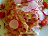 Rezept: Habi´s fettarmer Wurstsalat Bild Nr. 3 Habi´s fettarmer Wurstsalat - Rezept - Bild Nr. 3