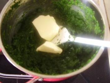 Spinat - Spiegelei - Klops - Salzkartoffeln - Rezept - Bild Nr. 8