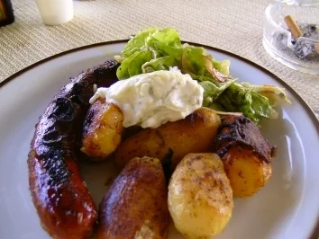 Bauernbratwurst mit neuen Kartoffeln - Rezept - Bild Nr. 4