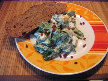 Spinatsalat - Rezept