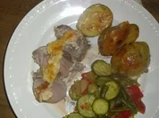 Hauptgericht / Wildrezept: Elsässisches Wildschweinfilet in Camenbertkruste - Rezept