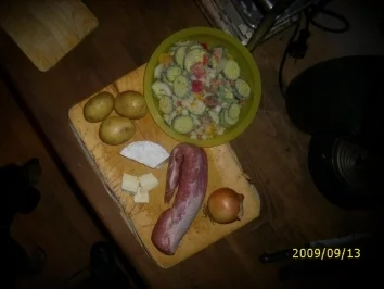 Hauptgericht / Wildrezept: Elsässisches Wildschweinfilet in Camenbertkruste - Rezept - Bild Nr. 2