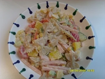 Rezept: bunter Nudelsalat bunter Nudelsalat - Rezept