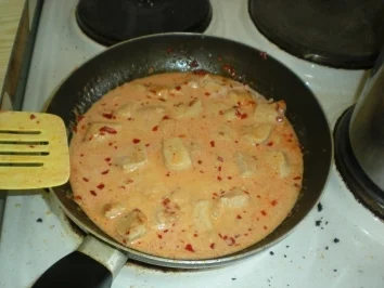 Geflügel: Putenfilet mit Sambal Oelek und Kokosmilch - Rezept - Bild Nr. 5