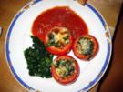 Rezept: Tomaten mit Spinatfülle Tomaten mit Spinatfülle - Rezept