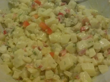 Salat "Bunter Kartoffelsalat" - Rezept