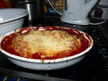 Rezept: Mit Nasi-Goreng gefüllte Spitzparika Mit Nasi-Goreng gefüllte Spitzparika - Rezept