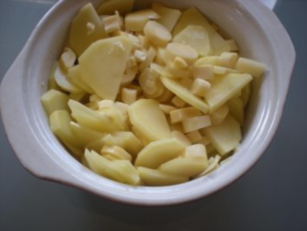 Auflauf: Kartoffel-Palmenherzen-Auflauf - Rezept - Bild Nr. 5