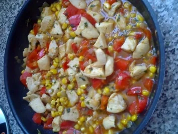 Habi´s mediterrane Hühnerbrustpfanne - Rezept - Bild Nr. 3