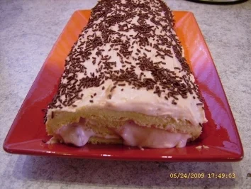 Erdbeer-Biskuitrolle mit Vanille-Quarkcreme - Rezept - Bild Nr. 25