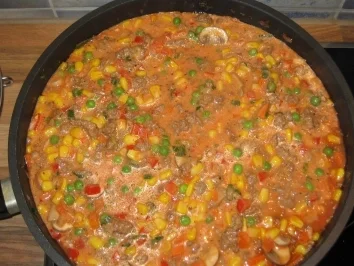 Makkaroni unter Hack - Rezept - Bild Nr. 4