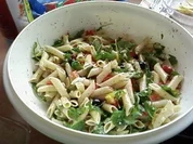 Salat : Andrea´s Nudelsalat mit Pesto - Rezept