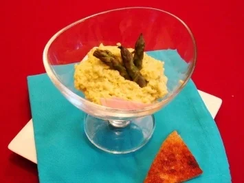 Grüne Spargelmousse - Rezept