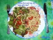 Hauptspeise für Singl: Grün-Rot und ein Ei, was gibt das? - Rezept