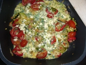 Hauptspeise für Singl: Grün-Rot und ein Ei, was gibt das? - Rezept - Bild Nr. 5