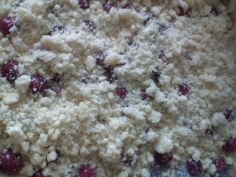 Kirsch-Streuselkuchen auf Hefeteig - Rezept