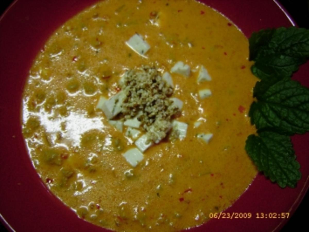 Auberginen - Paprika - Suppe mit Hackfleisch - Rezept - Bild Nr. 7