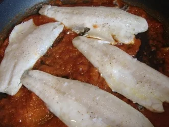 Rezept: Loup de Mer mit Tomaten und Kartoffelgurkensalat Bild Nr. 4 Loup de Mer mit Tomaten und Kartoffelgurkensalat - Rezept - Bild Nr. 4