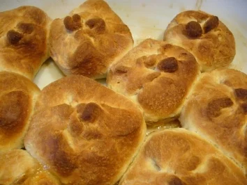 Rezept: Brötchen süß --- Gefüllte Pausenbrötchen Brötchen süß --- Gefüllte Pausenbrötchen - Rezept