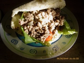 Pita - Taschen lecker gefüllt - Rezept - Bild Nr. 4