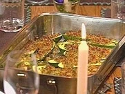 Zucchini aus dem Ofen mit Bröseln - Rezept