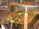 Zucchini aus dem Ofen mit Bröseln - Rezept