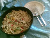 Chicken-Champignon-Spätzle-Pfanne - Rezept