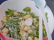 Salat: Kartoffel-Bohnen-Salat mit Rucola in Ricotta-Dressing - Rezept