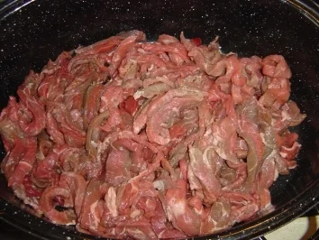 Rezept: Rouladengeschnetzeltes Bild Nr. 3 Rouladengeschnetzeltes - Rezept - Bild Nr. 3