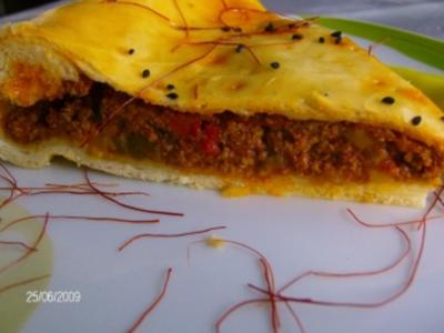 Spanien - Empanada - Spanische Hackfleischtarte - Rezept