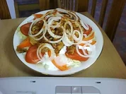 Rezept: Salat mit Gyros Salat mit Gyros - Rezept
