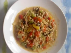 Rezept: Sommerliches von Gemüse und Reis Sommerliches von Gemüse und Reis - Rezept