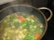 Gemüseeintopf mit Saitenwürstle - Rezept