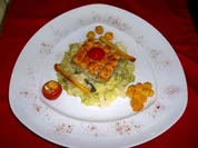 Seelachs-Filet mit Paprika-Kartoffelkruste - Rezept