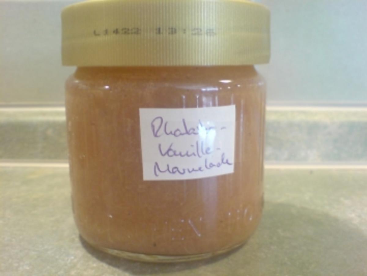 Marmelade "Rhabarber-Vanille" - Rezept