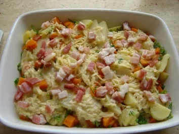 Kartoffelauflauf mit Speck - Rezept - Bild Nr. 2