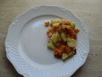 Kartoffelauflauf mit Speck - Rezept