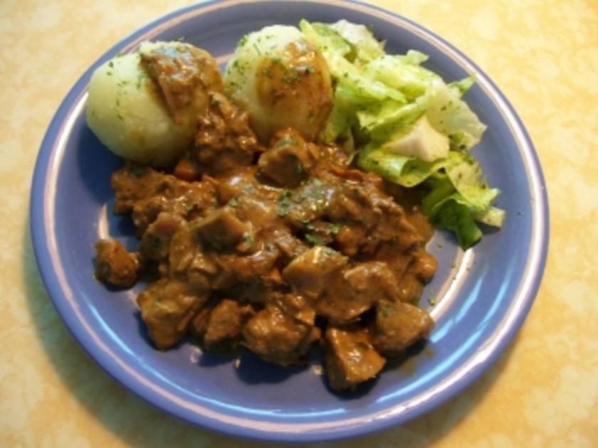 Rahmgulasch vom Schwein - Rezept mit Bild - kochbar.de