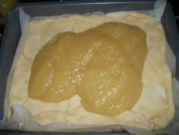 Apfelmuskuchen mit Zimtstreuseln vom Blech - Rezept - Bild Nr. 2