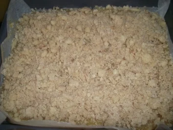 Apfelmuskuchen mit Zimtstreuseln vom Blech - Rezept - Bild Nr. 3