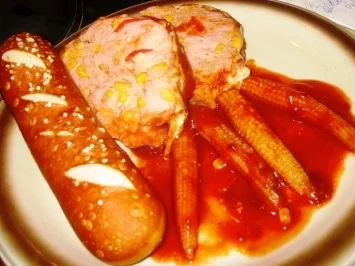 Rezept: Brotzeit/ Snack: Leberkas im Mexico Style Brotzeit/ Snack: Leberkas im Mexico Style - Rezept