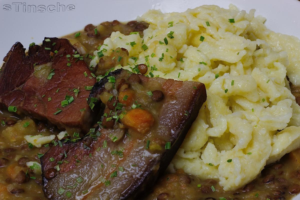 Linsen und Spätzle Nr°1 - Rezept - Bild Nr. 4711