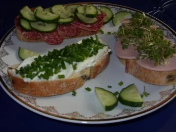 Rezept: Frühstücksschnittchen Frühstücksschnittchen - Rezept