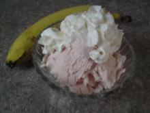 Erdbeer-Bananen Eis - Rezept