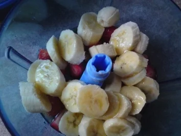 Rezept: Erdbeer-Bananen Eis Bild Nr. 4 Erdbeer-Bananen Eis - Rezept - Bild Nr. 4