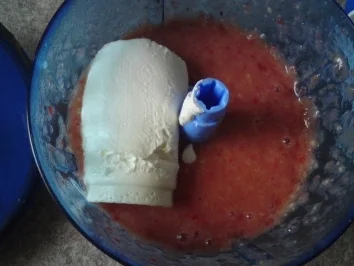 Rezept: Erdbeer-Bananen Eis Bild Nr. 5 Erdbeer-Bananen Eis - Rezept - Bild Nr. 5