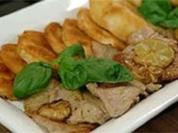 Zitronenschnitzel mit Artischockengemüse und Sellerie - Rezept