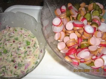 Rezept: Wienerlesalat Bild Nr. 7 Wienerlesalat - Rezept - Bild Nr. 7