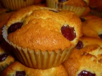 Kirsch - Joghurt - Muffins - Rezept