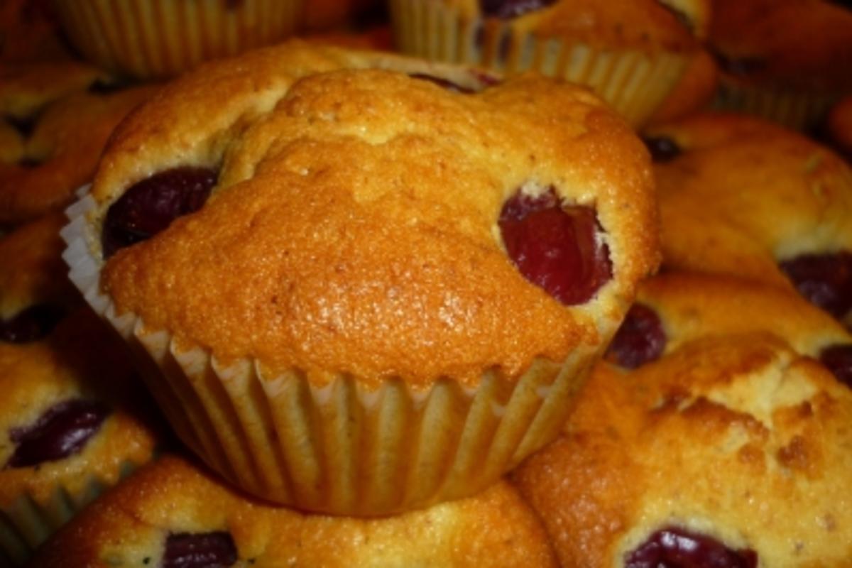 Kirsch - Joghurt - Muffins - Rezept mit Bild - kochbar.de